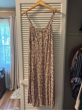 O'Neill Cream Floral Midi Sundress